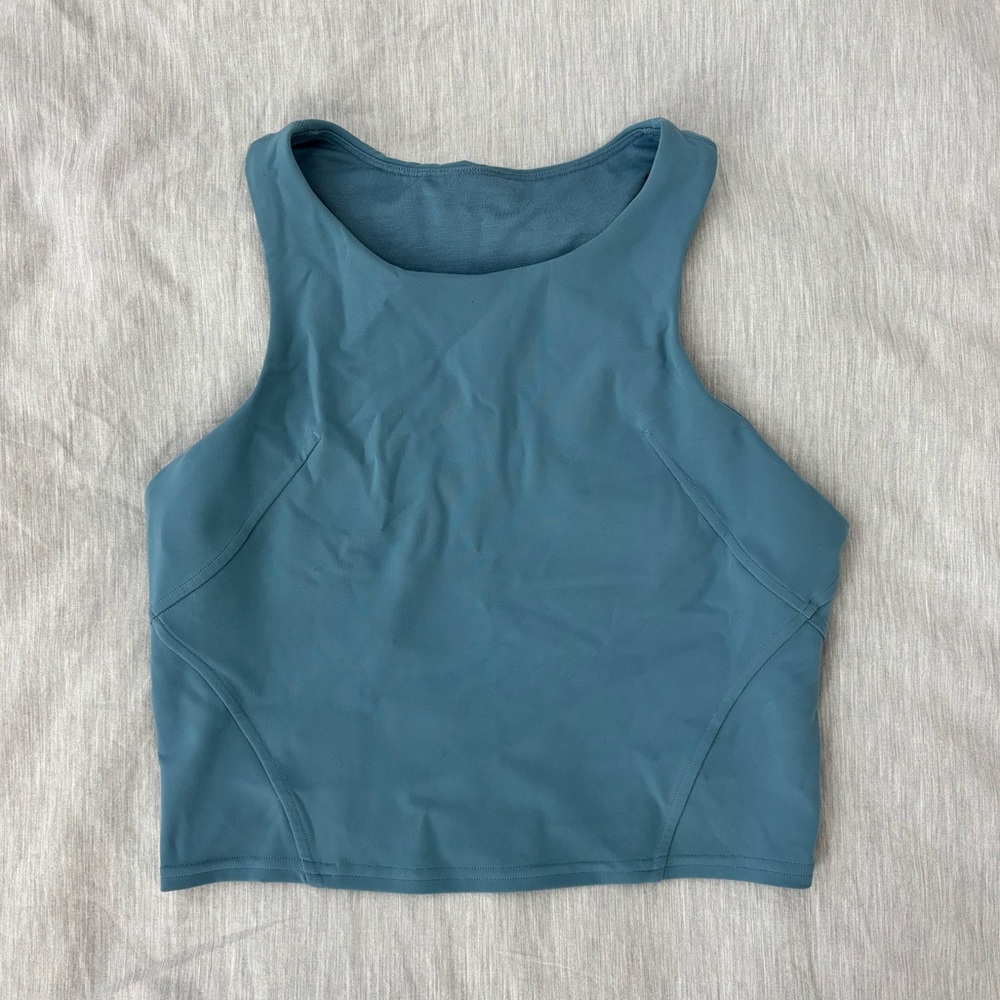 Lululemon wunder train tank utility blue